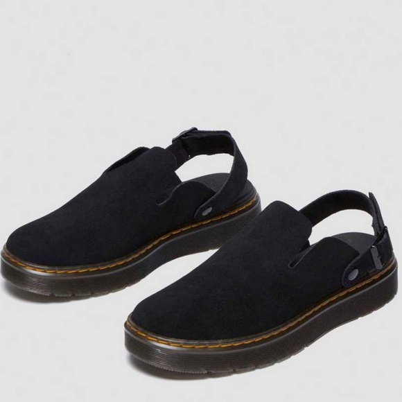 Dr. Martens Other - Dr. Martens UNISEX  Carlson Suede Casual Slingback Mules in black